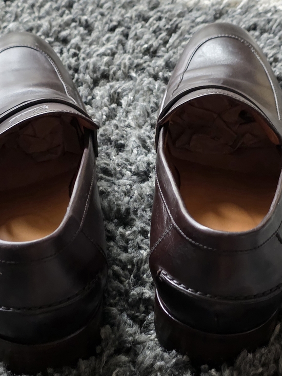 Gucci Dark Brown Leather Penny Loafers main image 9